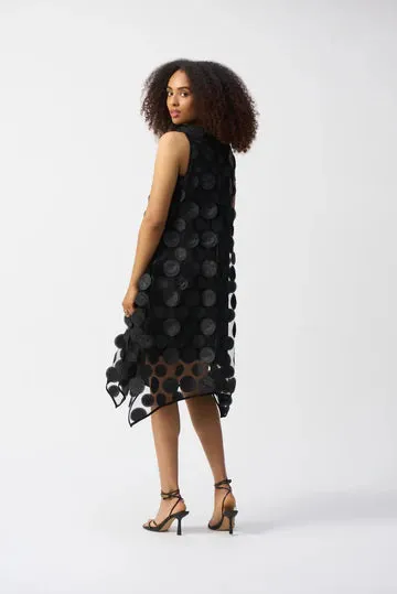 3D Dot Trapeze Dress