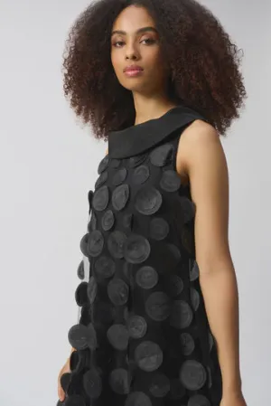 3D Dot Trapeze Dress