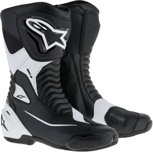 ALPINESTARS SMX-S Boots - Black/White - US 6 / EU 39 2223517-12-39