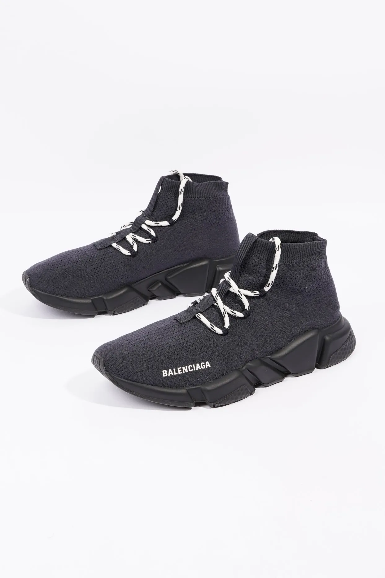 Balenciaga Mens Speed Lace Up Navy / Black / White EU 42 / UK 8