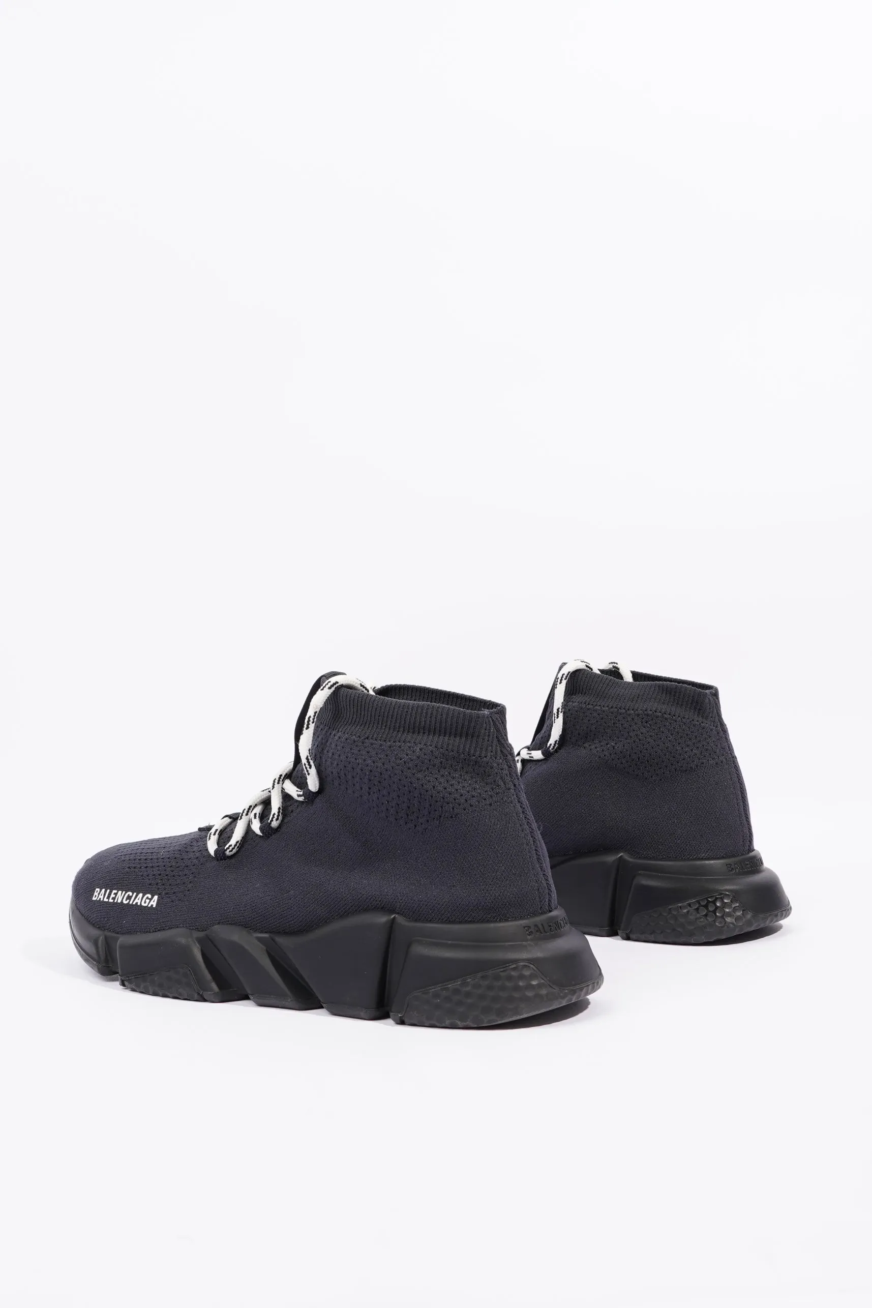 Balenciaga Mens Speed Lace Up Navy / Black / White EU 42 / UK 8