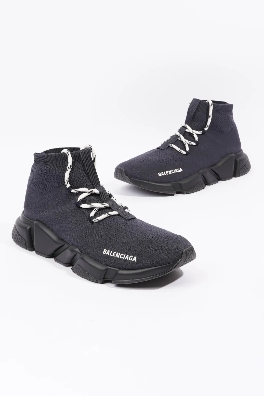 Balenciaga Mens Speed Lace Up Navy / Black / White EU 42 / UK 8