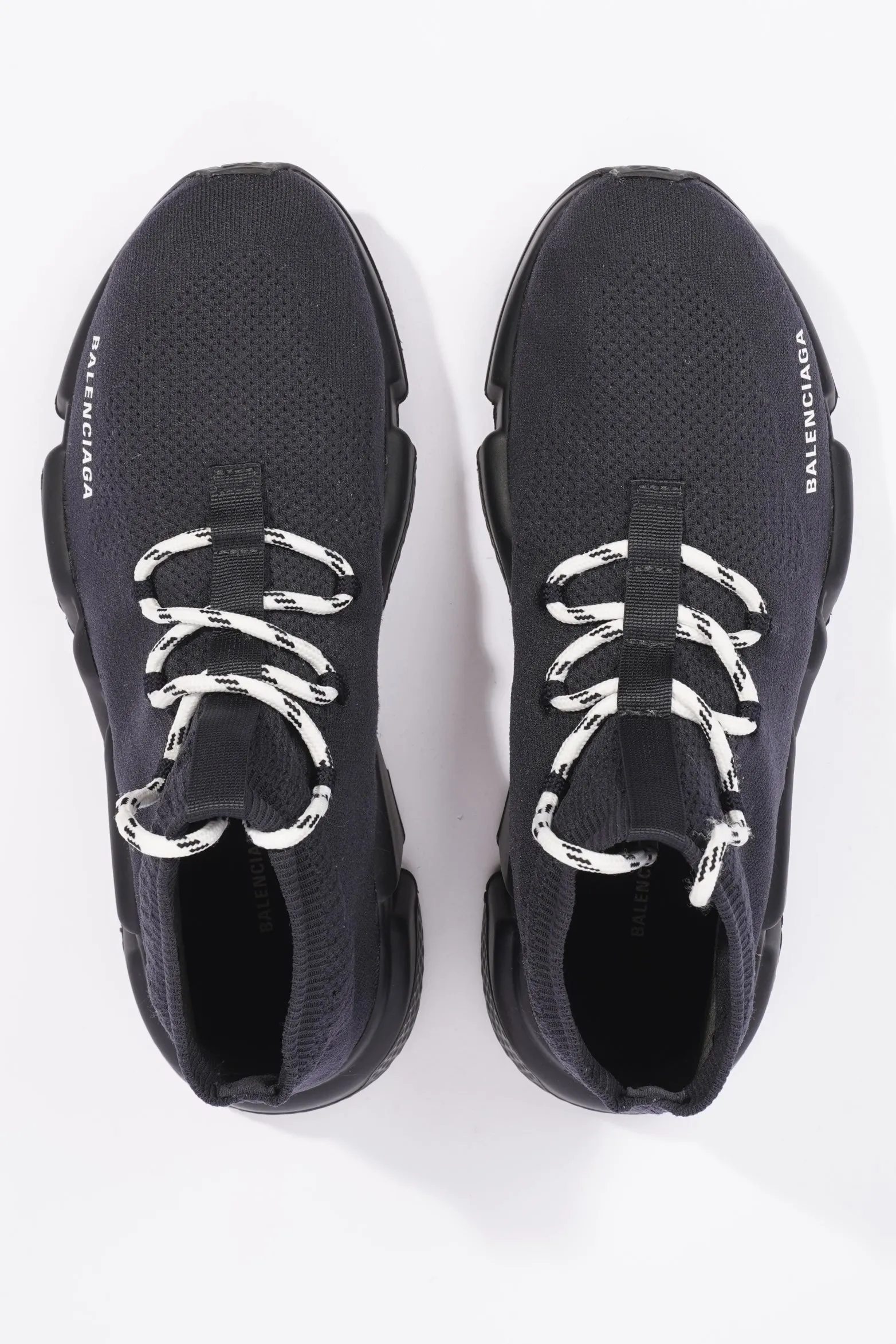 Balenciaga Mens Speed Lace Up Navy / Black / White EU 42 / UK 8
