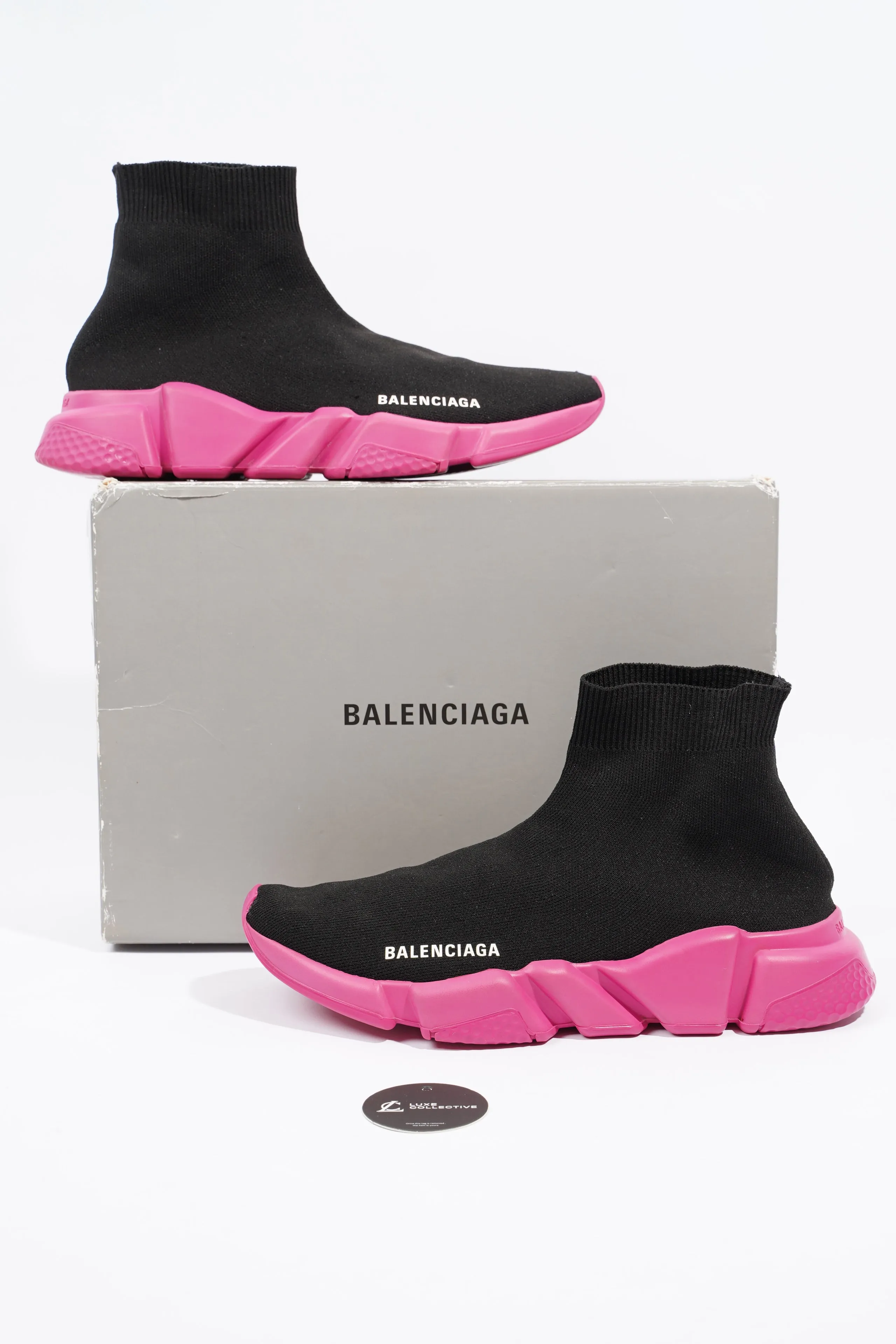 Balenciaga Speed Black / Pink EU 40 / UK 7