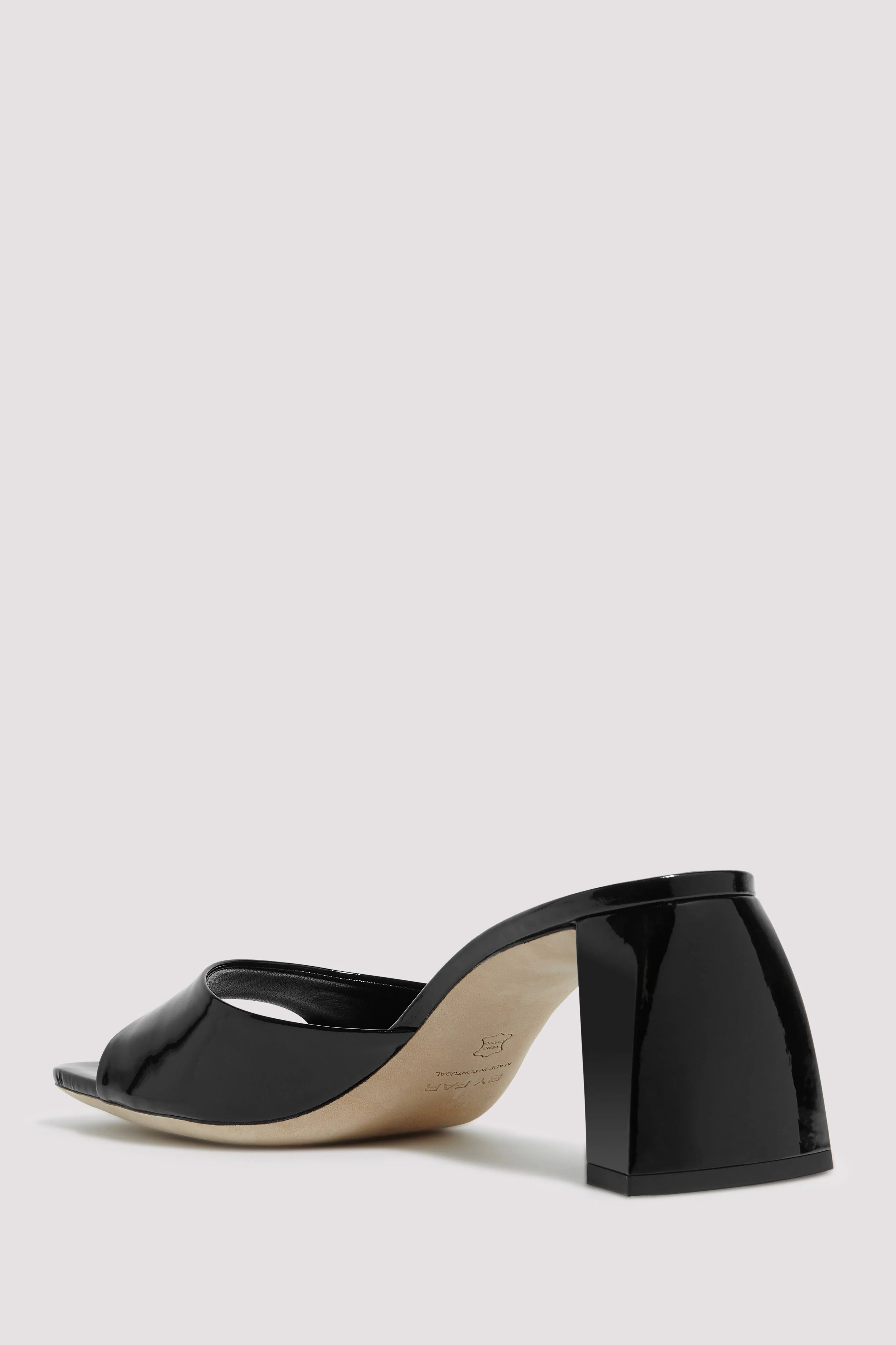 Black Romy 70 Block Heel Sandals