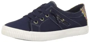 Blowfish Malibu Fruit Sneaker Pure Navy Smoked Lace Up Fashion Canvas Sneakers (7.5)