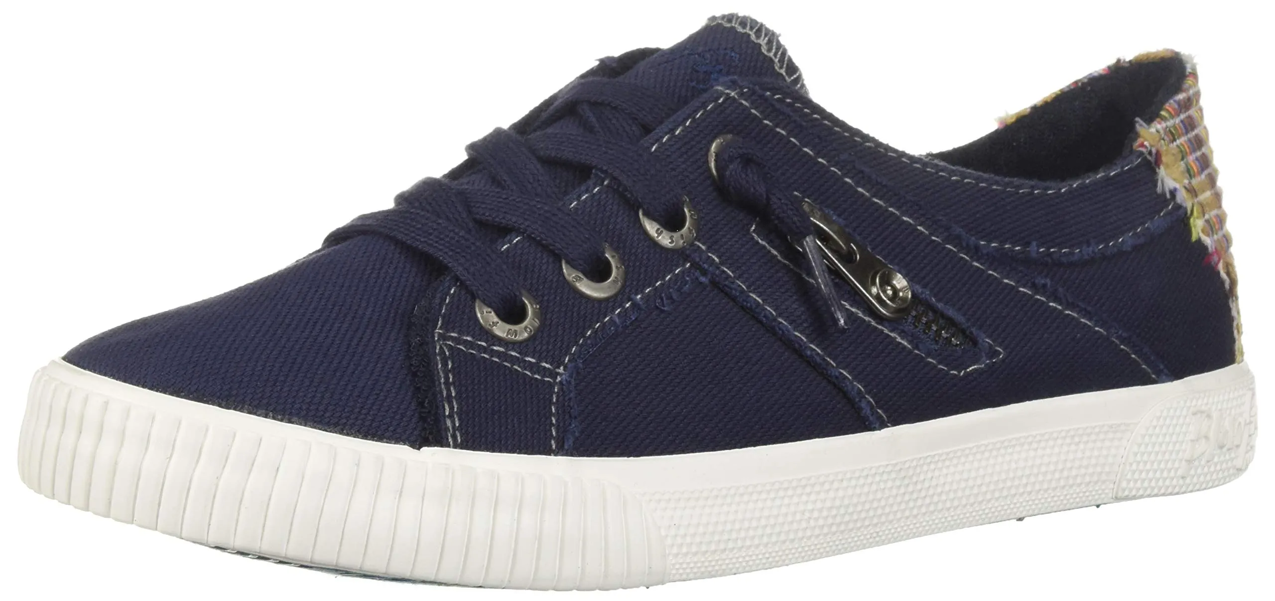 Blowfish Malibu Fruit Sneaker Pure Navy Smoked Lace Up Fashion Canvas Sneakers (7.5)