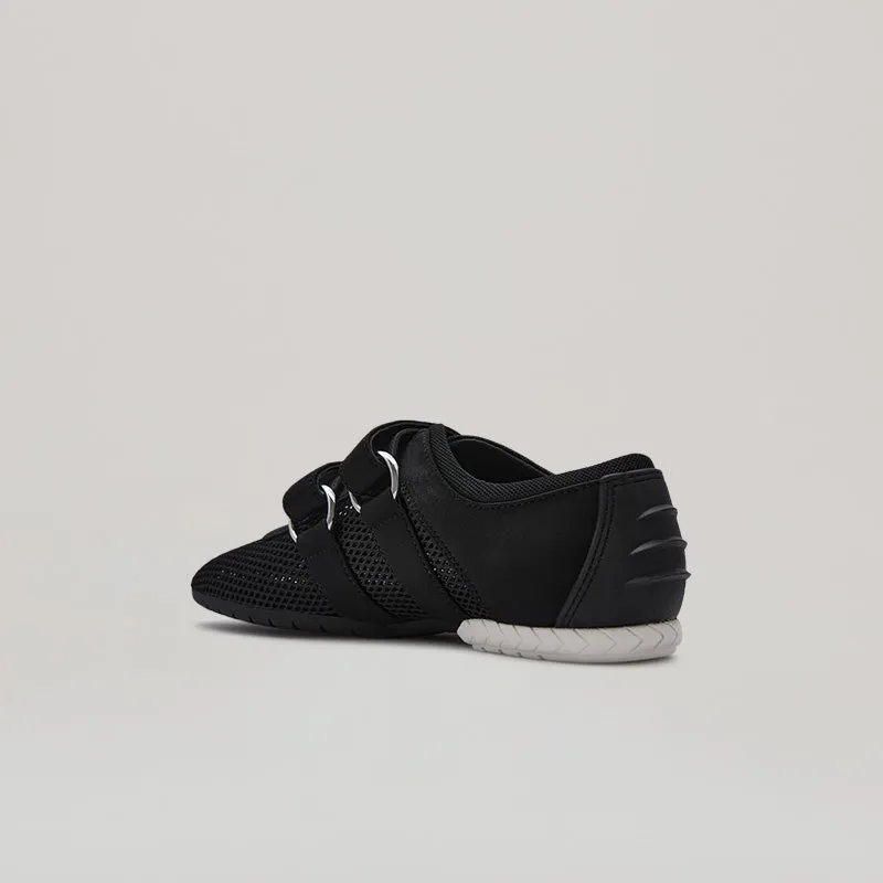 both - TYRES GLIDER MESH SNEAKER-BLACK/WHITE