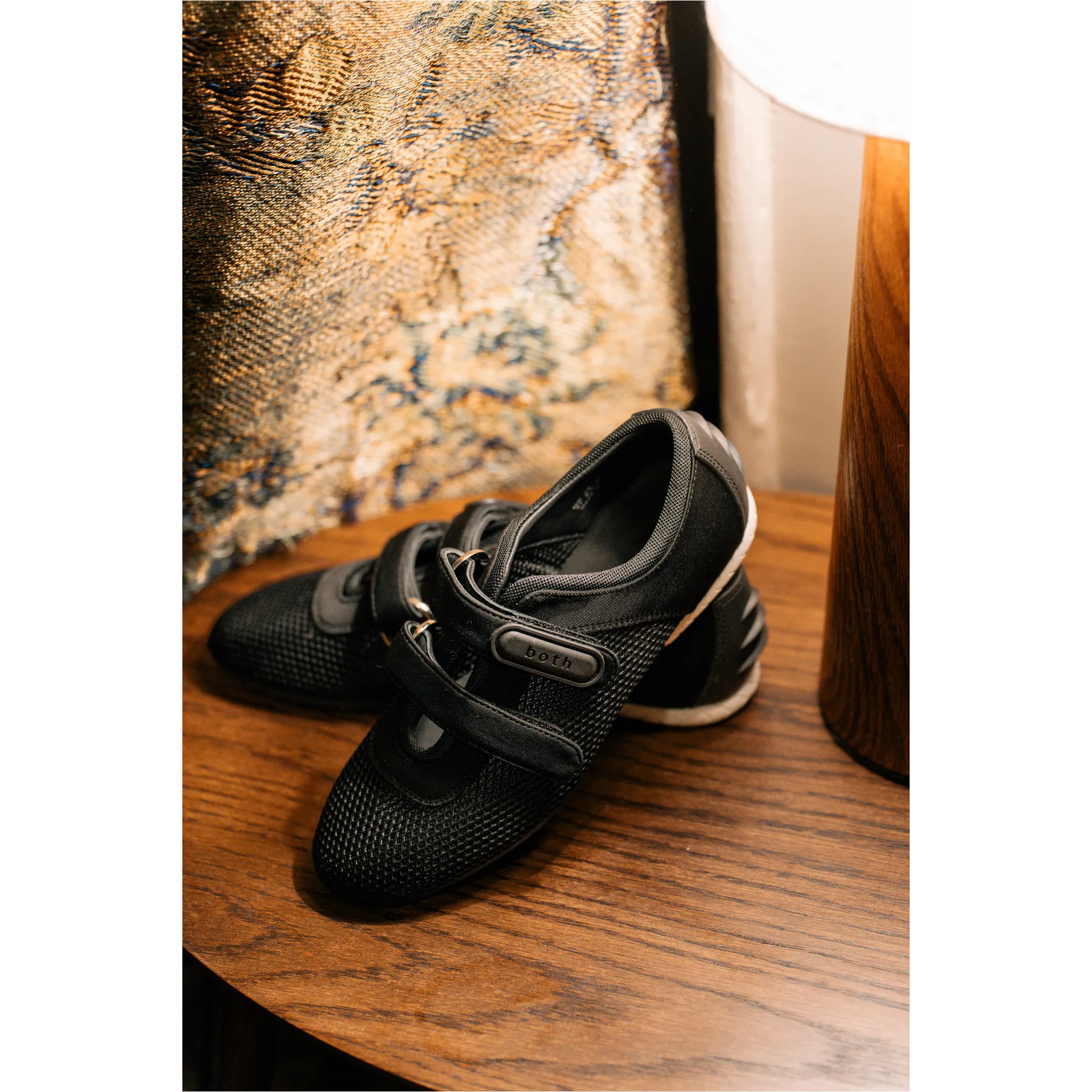 both - TYRES GLIDER MESH SNEAKER-BLACK/WHITE