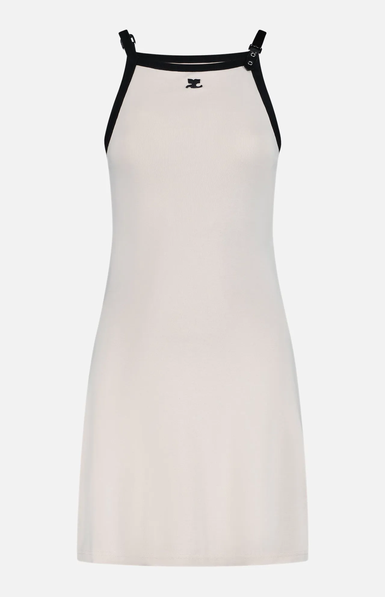 Buckle Contrast Dress