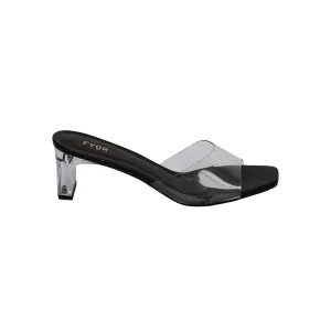 Clear Block Heel Sandal BCM 108