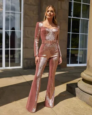 Clubwear Jumpsuit – Stijlvolle & Comfortabele Dames Onepiece met Ceintuur