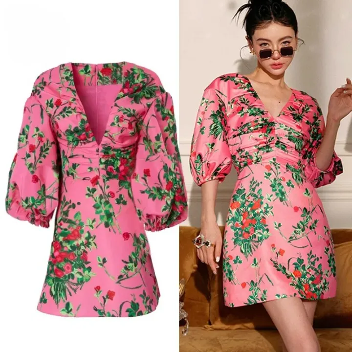 Derby Printed Dress