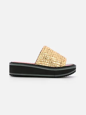 FABLE, gold nappa braid || OUTLET