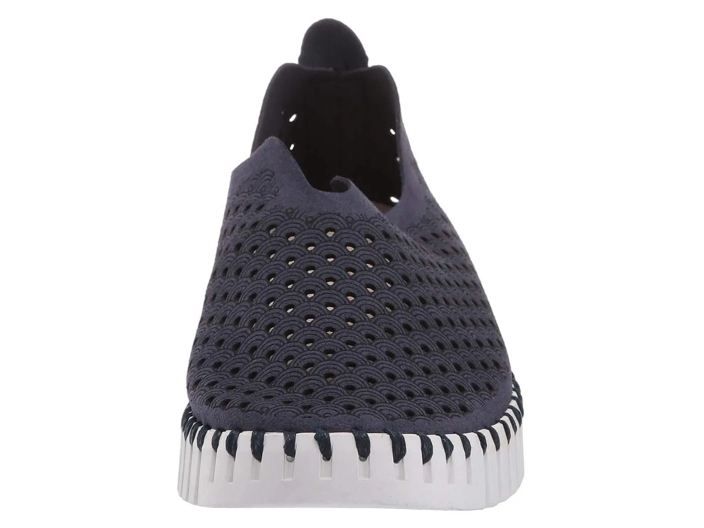 Ilse Jacobsen Tulip Navy Light Weight Rounded Closed Toe Slip On Fashion Sneaker