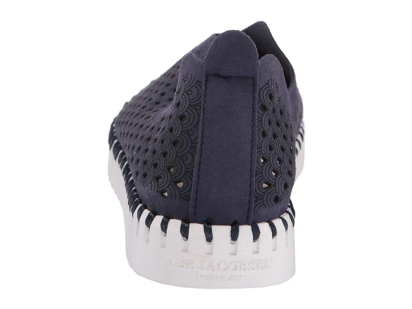 Ilse Jacobsen Tulip Navy Light Weight Rounded Closed Toe Slip On Fashion Sneaker