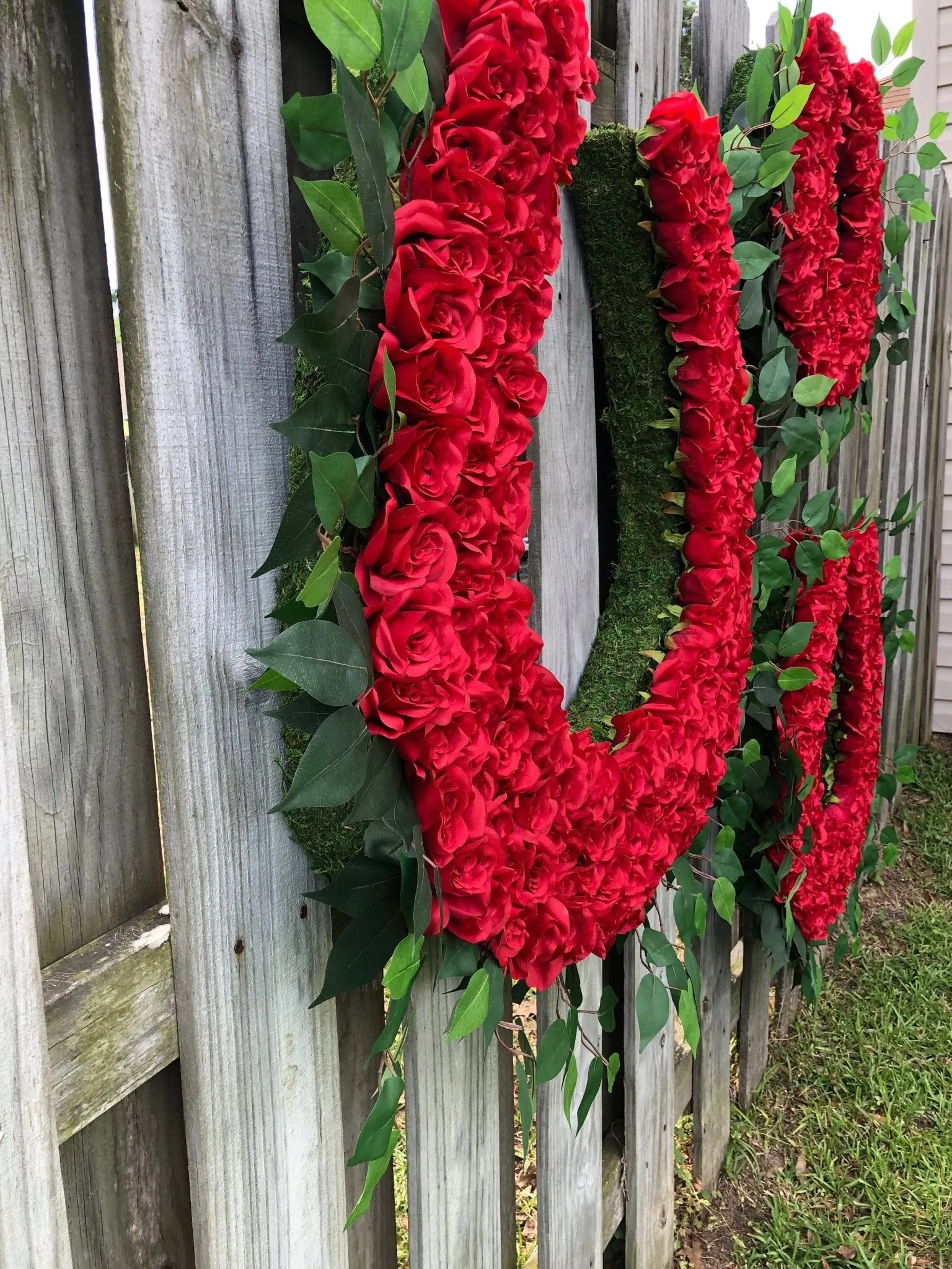 Kentucky Derby-Inspired Wreath with Radiant Red Roses