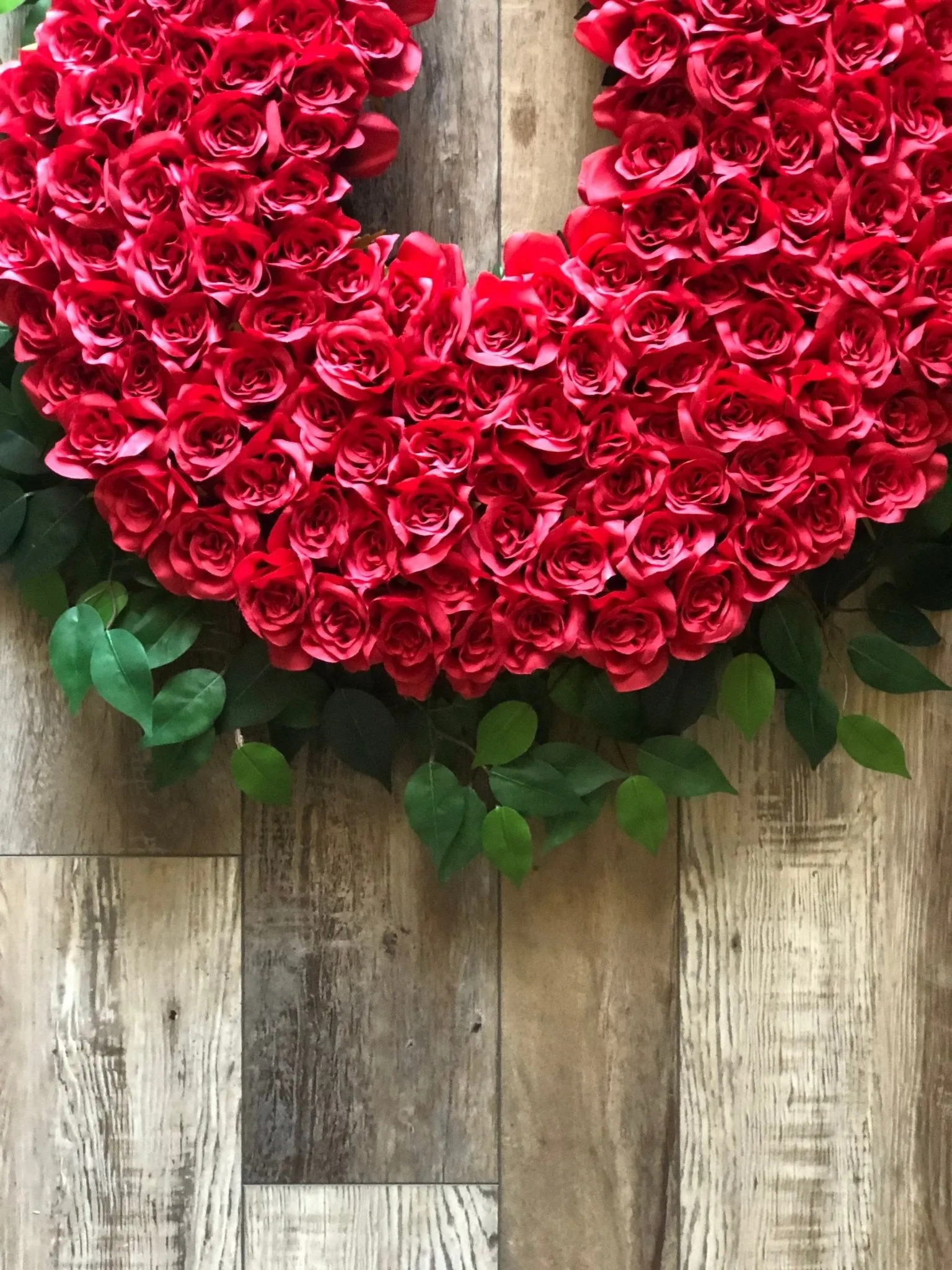 Kentucky Derby-Inspired Wreath with Radiant Red Roses