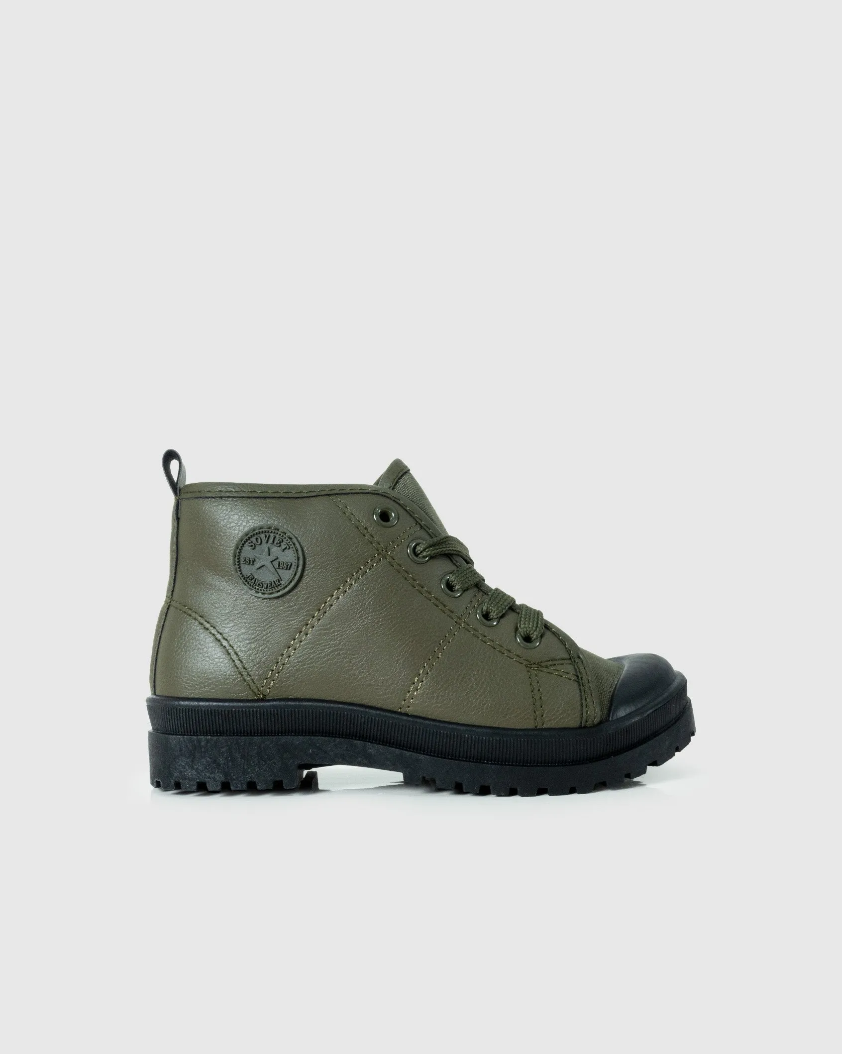 Kids Montgomery - PU Military Boot
