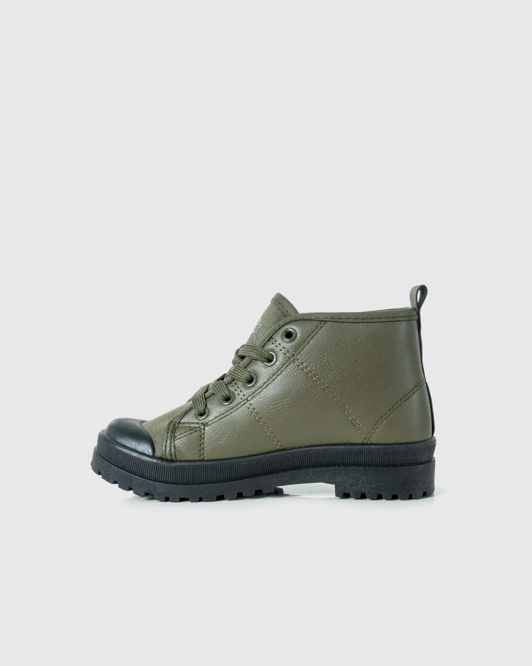 Kids Montgomery - PU Military Boot