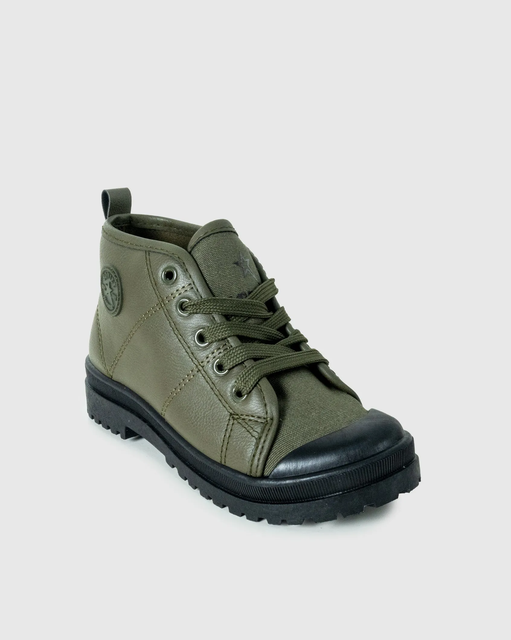Kids Montgomery - PU Military Boot