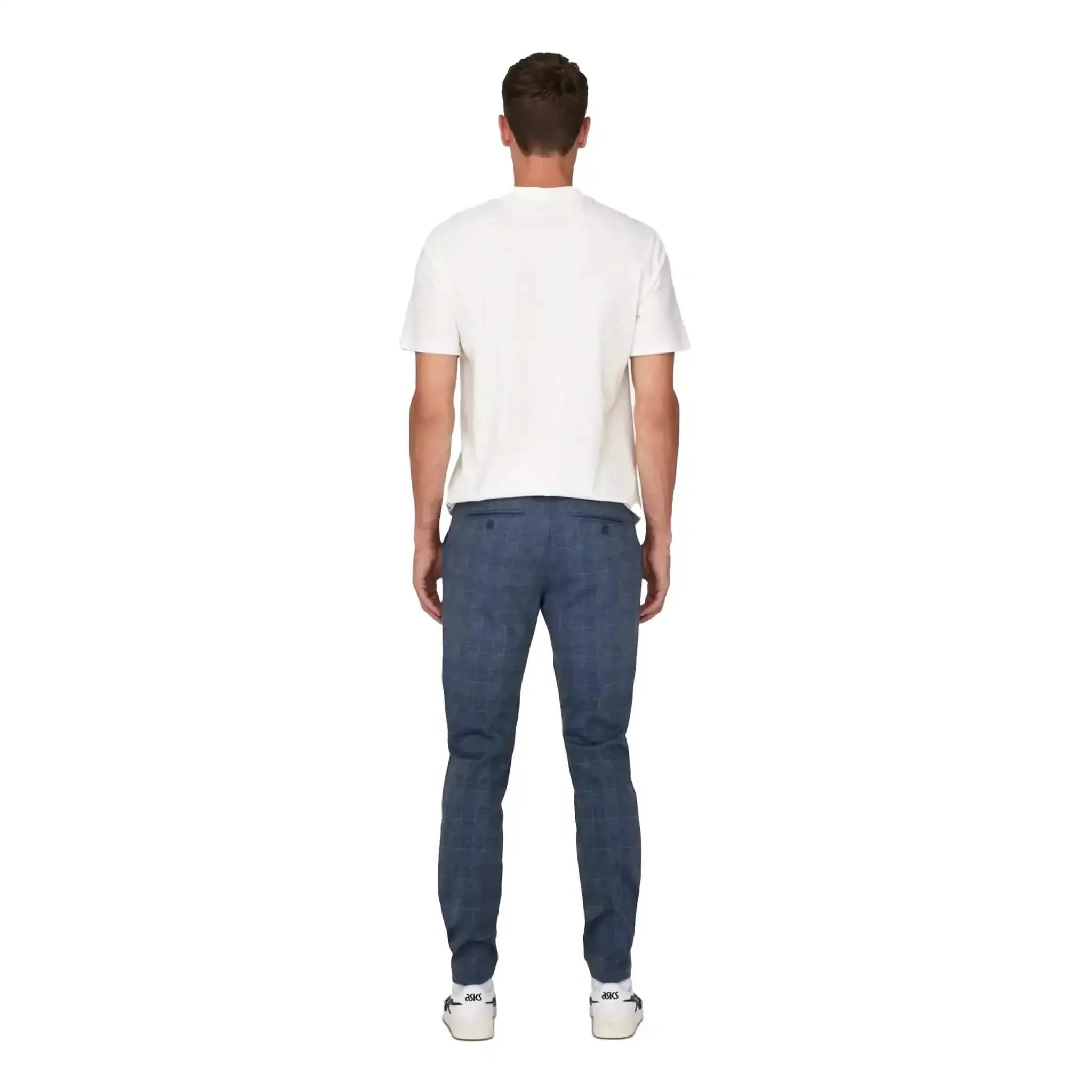 Mark Check Pantalon Hy Dress Blues
