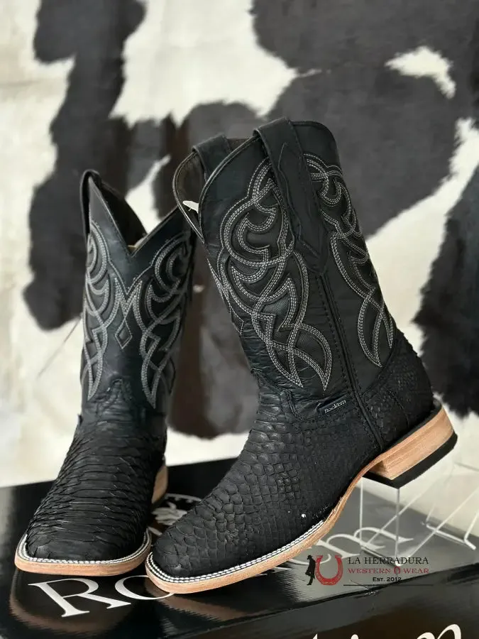 MENS PYTHON NEGRO EXOTIC BOOT