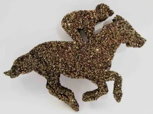 Mini Horse and Jockey Cutout