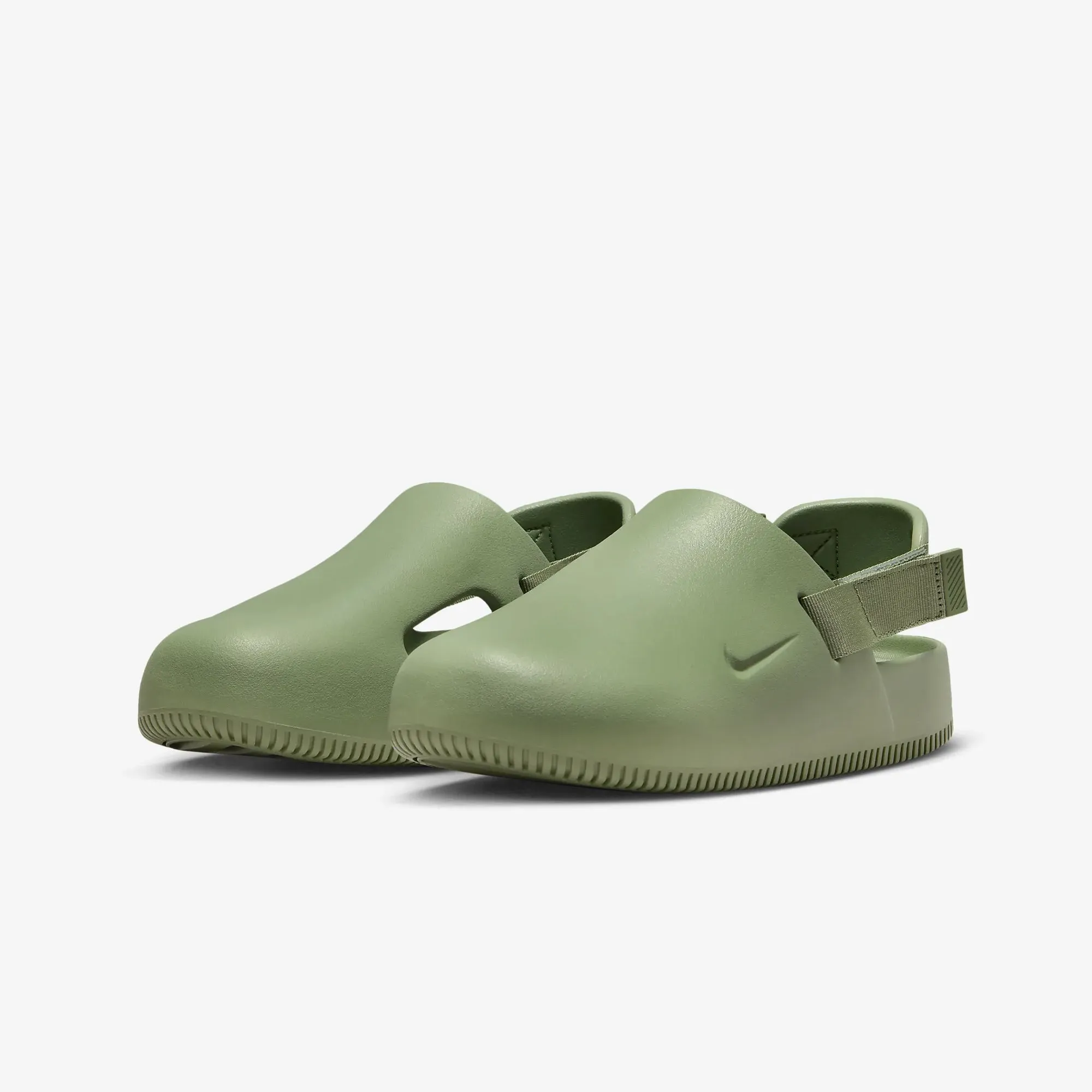 Nike | CALM MULES  { OIL GREEN/OIL GREEN