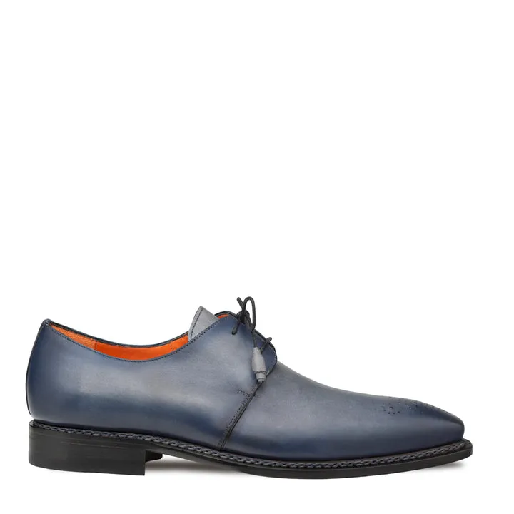 PRINCIPE PATINA LEATHER DERBY- GRAY| MEZLAN