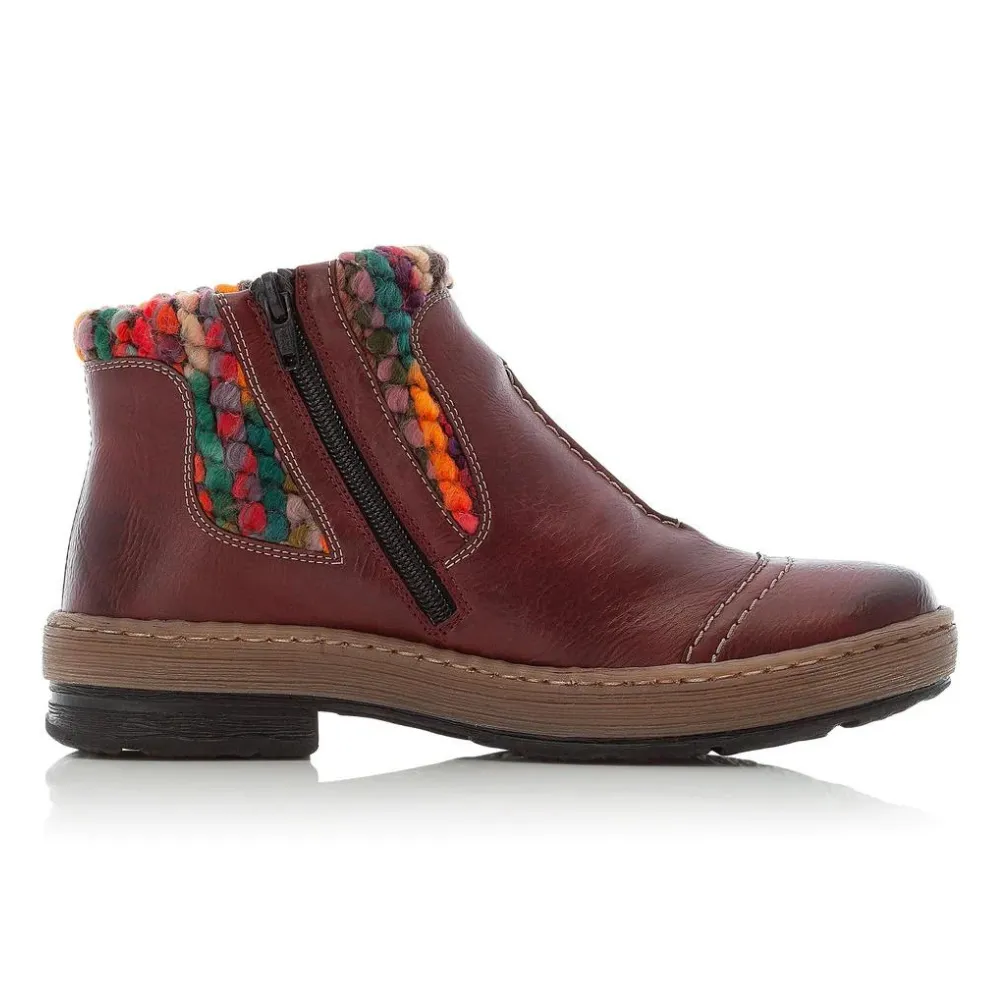Rieker Z6784 Felicitas Wine Bootie (Women's)
