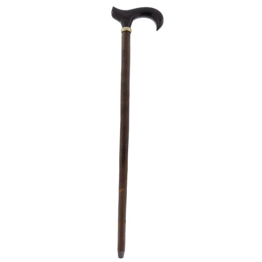 Scratch and Dent Sandalwood Wide Handle Walking Cane w/ Blackthorn Shaft (limited supply) V2096