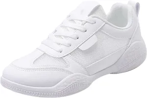 Sneakers for Women Walking Shoes Casual Lace Up Running Shoes for Women Workout Business Casual Shoes Chunky Sneakers Red Tennis Shoe Cross Trainer Shoe