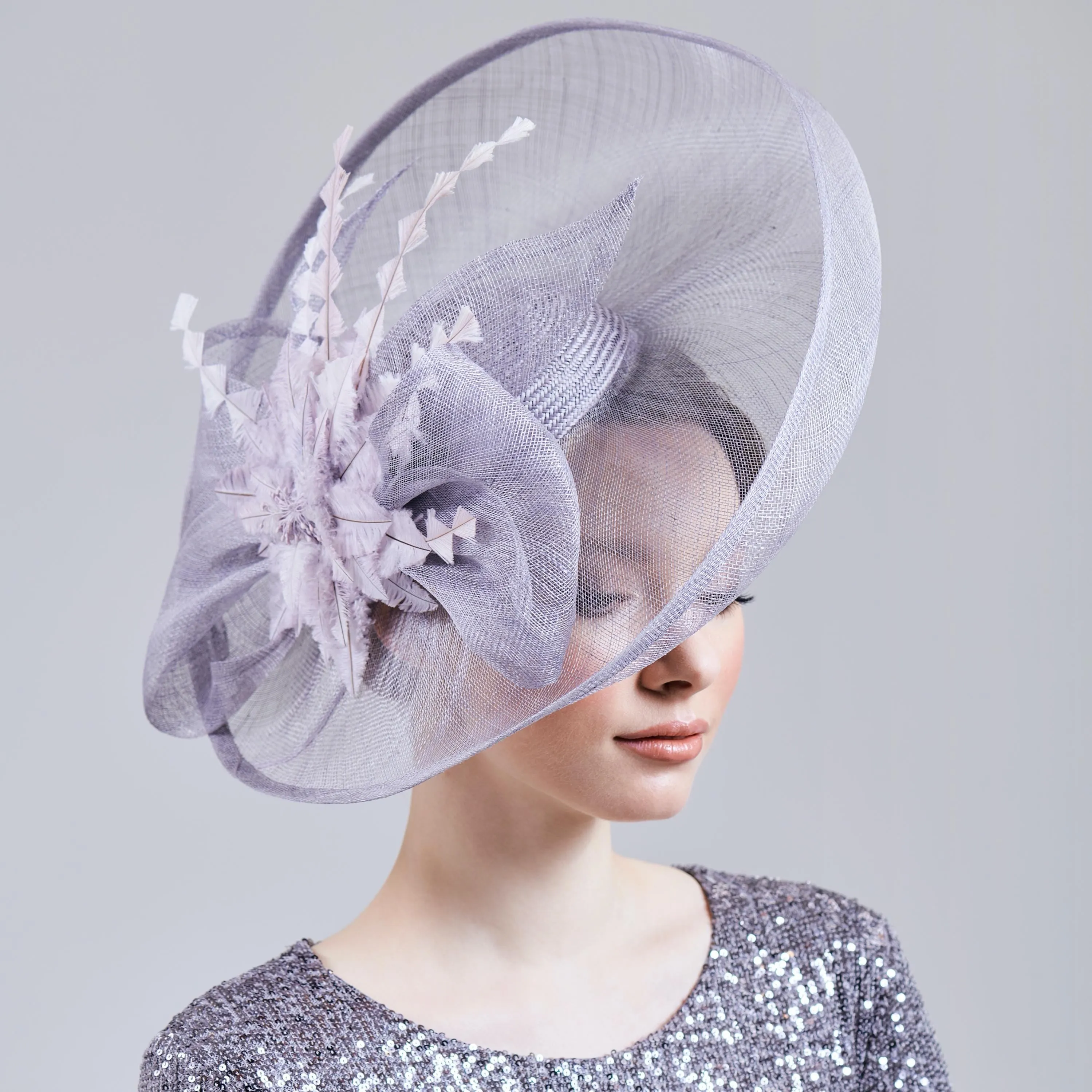 Sophisticated Fascinator Kentucky Derby Hat for Women with Creative Trim