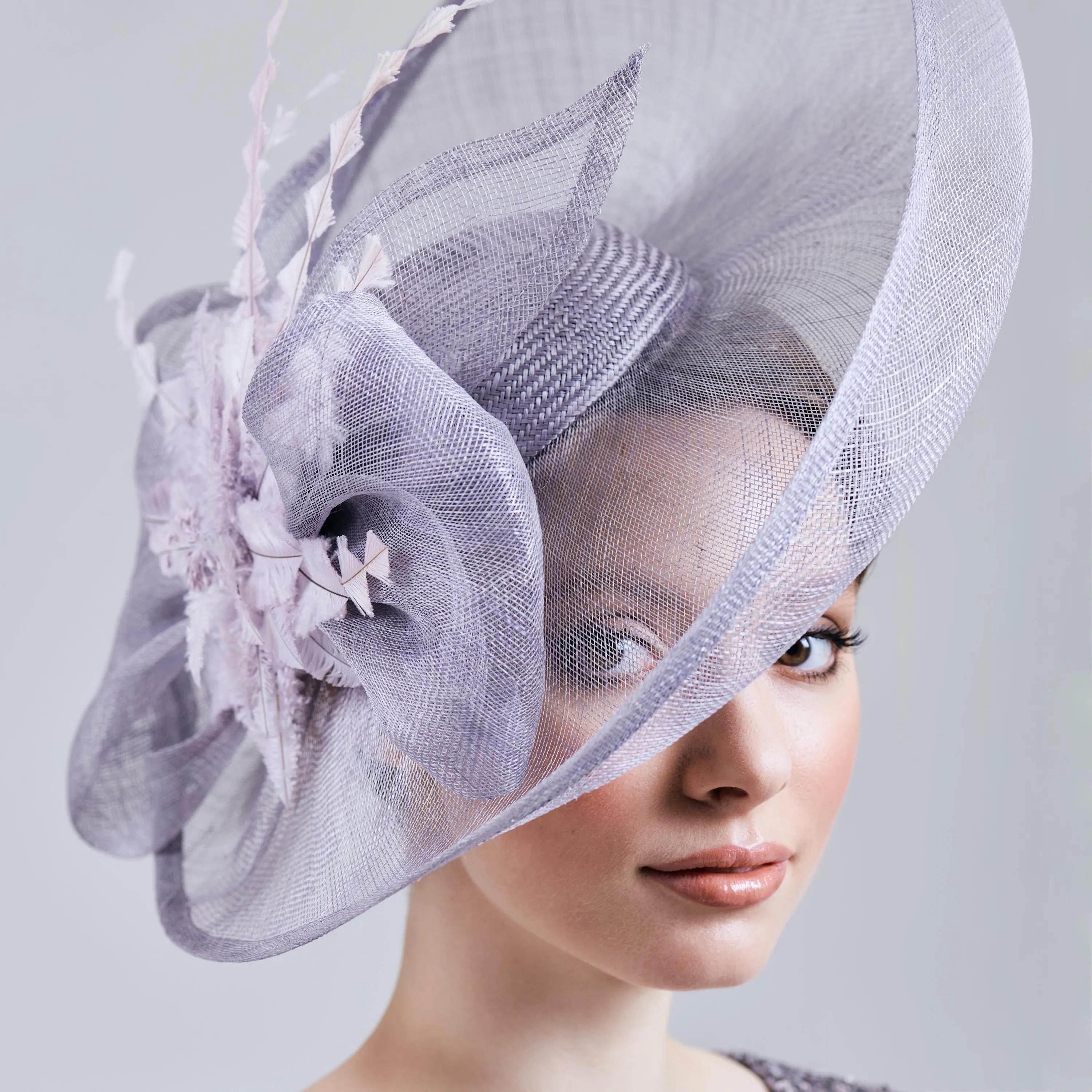 Sophisticated Fascinator Kentucky Derby Hat for Women with Creative Trim