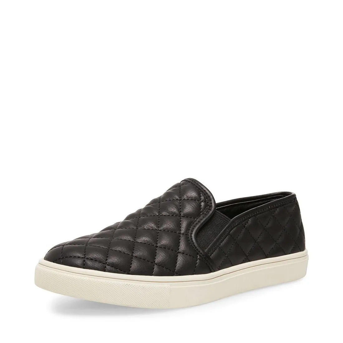 Steve Madden Ecentrcq Sporty Chic Quilted Slip-on Sneaker Black (9.5, Black)