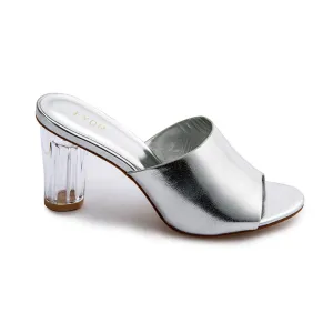 Transparent Block Heel HL 9