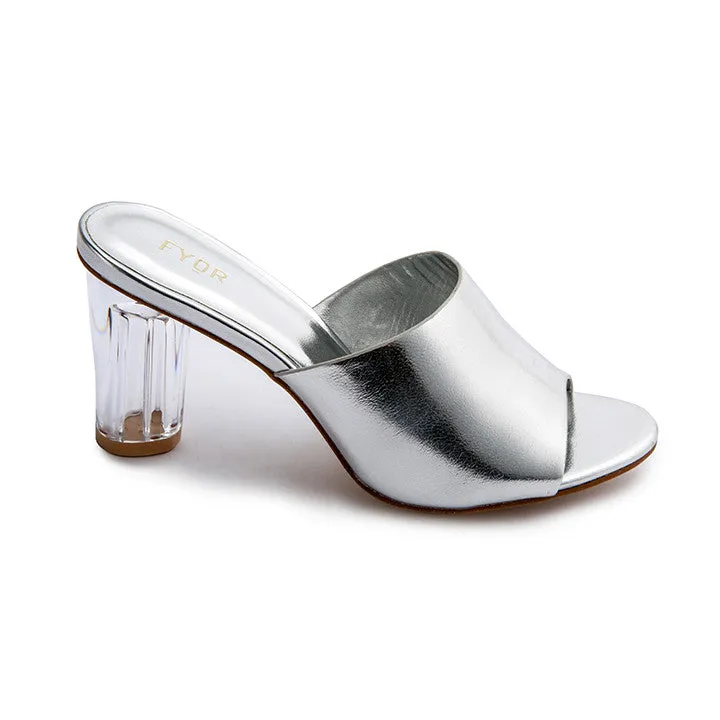 Transparent Block Heel HL 9