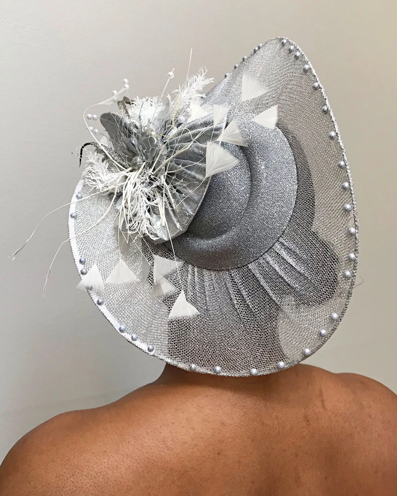 Wedding Fascinator Hair Clip Hat